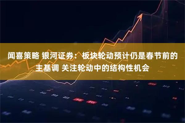 闻喜策略 银河证券：板块轮动预计仍是春节前的主基调 关注轮动中的结构性机会